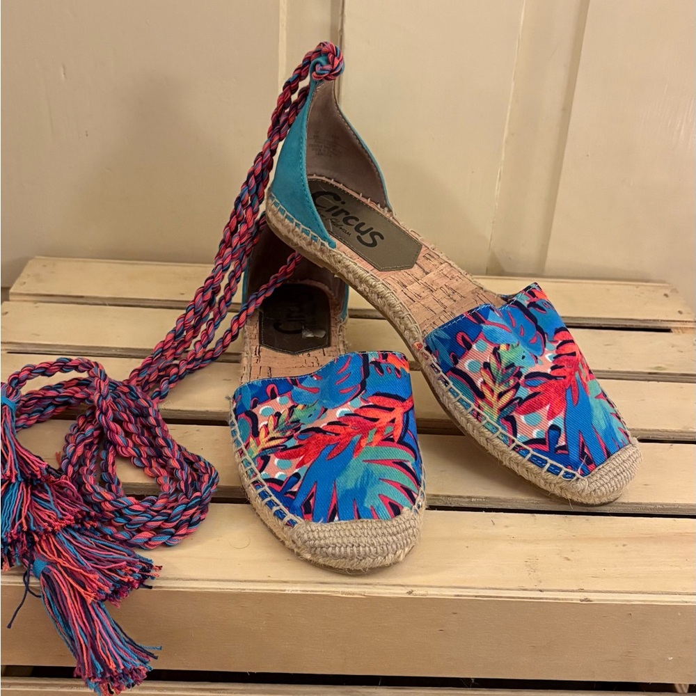 Circus by Sam Edelman Colorful Espadrilles with Braided Strap